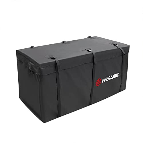 Wisamic Heckbox für Anhängerkupplung Auto Hintere Gepäcktasche: Wasserdicht Transporttasche (118 x 61x 58cm (417 Liter) 500 X 500D PVC Tarpulin)