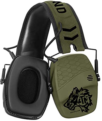 ATN X-Sound Headphones Smart Hearing Protector Electronic Earmuffs with Auto noise reduction Bluetooth connection for Calls or Music 300+ hrs of battery life