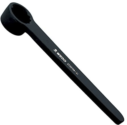 WEDO Konvexer Ringschraubenschlüssel,Ringschlüssel,SW 90mm,Länge 500mm,40 Chromstahl,Verschleißfestigkeit,schwarzer Spray auf der Oberfläche,Robustes,für Mechaniker,Garagenhandwerker