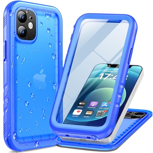 Cozycase TOP Militärschutz wasserdichte 360 Hülle Für iPhone 12 Mini | Outdoor Panzerhülle Full Armor Case, Vorne Hinten Komplett Schutz, Soßfest Staubschutz Baustelle Waterproof Handyhülle
