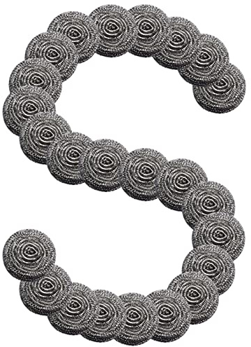 Stahlwolle-Schrubber – Stahlwolle zum Reinigen von Geschirr, Töpfen, Pfannen, Grills, Edelstahl-Schrubber für Küchenspülen, Reinigungspads, Metallschrubber (24)