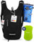 SASMO® Fahrradrucksack 10l+3l mit Trinkblase - Thermofach & Helmnetz | MTB Rucksack 10l & Skirucksack | Fahrrad Rucksack wasserdicht - Regenschutz | Fahrradrucksack Herren & Damen | Trinkrucksack