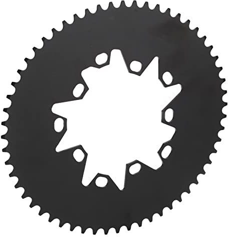 Tbest Fahrrad Ovales Kettenblatt Aluminiumlegierung Ovales Scheibenkettenblatt Für Straßenfalträder 58T 110 130Mm Bcd Sport Im Freien Kettenblätter
