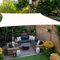 HAIKUS Tenda a Vela Quadrata 2,5x2,5 m Traspirante, Protezione Raggi UV, Telo Ombreggiante Rettangolare 250x250 cm, Tenda da Sole per Esterno, Giardino Terrazzo, Bianca