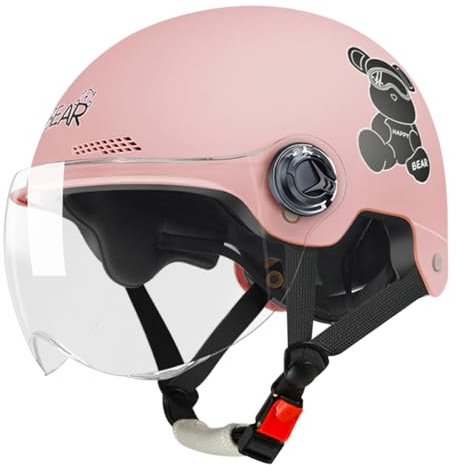 AOOPOO Casque Trottinette Electrique Adulte, Casque Vélo Électrique avec Visière, Demi Casques Haute Protection Unisexe, pour Vélo, Trottinette, Skateboard, Motos, pour Homme et Femme