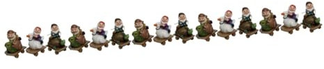 Abaodam 15stücke GNOME Ornamente Resin Mini Gartenzwerge Für Kreative Dekoration Im Garten Balkon Und -landschaften Geschenkidee Für Festivals