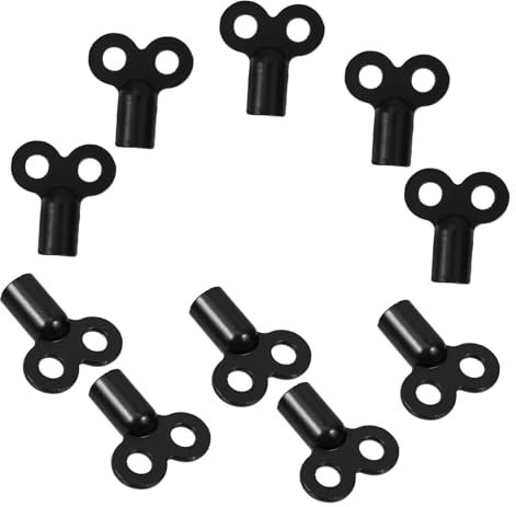 STOBOK 10pcs Multi-Functional Radiator Valve Key Socket Keys for Radiator Bleeding and Faucet