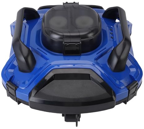 Asixxsix Pulitore robotico a batteria, 30W IPX8 a prova d'acqua Aspirapolvere autoparcheggiante, 5000mAh ricaricabile Aspirazione potente Pulitore automatico (Spina europea)