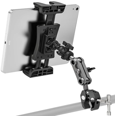 Yabound Tablet Halterung Auto, Verstellbare iPad Autohalterung, Pad Autohalterung Universal Windschutzsche & Armaturenbrett