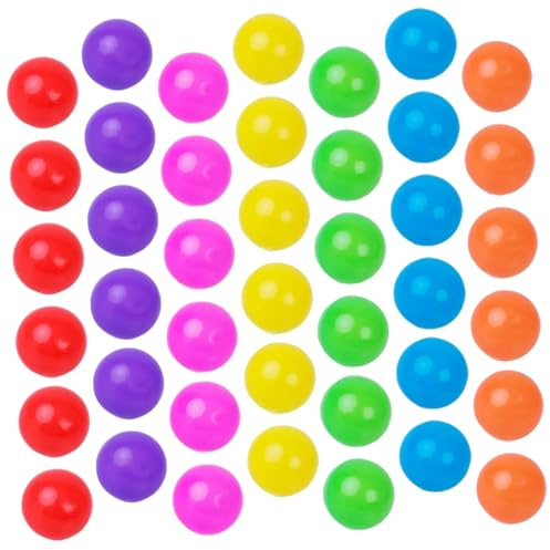 Vaguelly 100 Balones de Plástico para Piscinas de Bolas Coloridas y Resistentes Tamaño Estándar para Ideales para Juegos Infantiles Piscinas de Bolas Camas Elásticas y Actividades