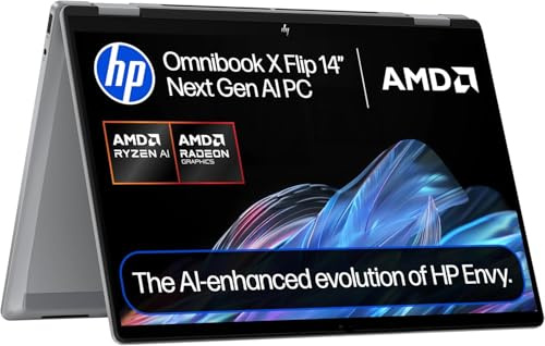 HP OmniBook X Flip AMD Ryzen AI 7 16GB RAM 1TB SSD 14 W11 TS Copilot+ Laptop