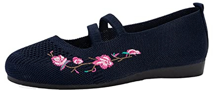 Ballerine Donna Eleganti Scarpe Comode Chiuse da Camminata Ballerina con Tacco Basse da Ballo Pianta Larga Mocassini Sneakers Casual Slip on Estive
