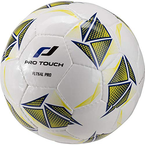 Pro Touch Fußball Ball Fußball Force Futsal, Weiß/Blau/Gelb, 4, 274444900004