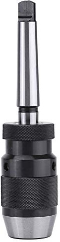 1-13mm 1/2Stahlbohrfutter, selbstspannendes Schnellspannbohrfutter mit Spannschlüssel und Dorn MT2-B16, geeignet für Drehmaschinen, Bohrmaschinen und Elektrowerkzeuge
