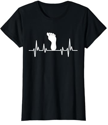 Fußpflege Pediküre Podologie Herzschlag T-Shirt