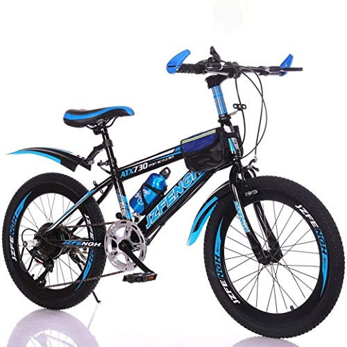 MU Kinderfahrrad 22 Zoll Mit Variabler Geschwindigkeit Mountainbike, Bequemer Sattel, Rutschfestes Pedal, Sicher Und Einfühlsam Brake, Studenten Bewegliches Fahrrad,F1,22In