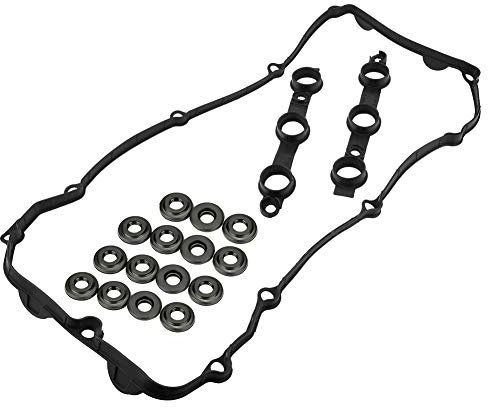 Outbit Joint de couvercle de soupape - Ensemble de joint de couvercle de soupape adapté pour E46 E39 E83 E85 E53 320I 325I 330I 525I X3 X5 Z4 11120030496