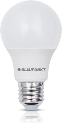 Blaupunkt Lampadina LED con Attacco E27 - Classico - Luce del Giorno - 6W - Equivalenti a 48W - Luce Bianca Naturale 4000K - Lampadine Efficienza e Risparmio Energetico - Lampada - Singola