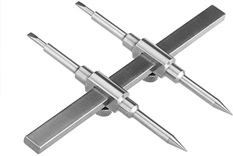 tooloflife Llave inglesa de lente, apertura ajustable de reparación lente de cámara de acero inoxidable compatible con herramienta para lente de cámara de 10 mm a 130 mm