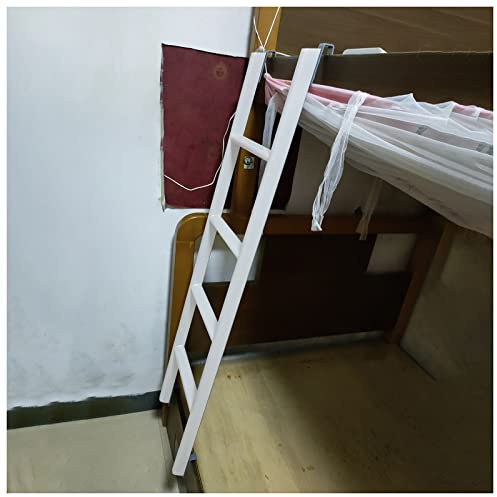 Ladder for getting in and out of bed, Hook-On Bunk Ladder for Travel Trailer School, RV Hanging Ladder, Metal Dorm Loft Bed Ladder, 116 130 140 150 cm Tall