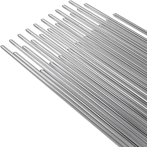 Fülldraht,Durchmesser Niedertemperatur Aluminium Schweißdraht für Schweißgeräte (Color : 10PCS, Size : 500mmx1.6mm)