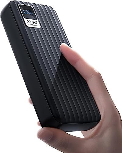 PDBEST Power Bank 27000mAh klein Aber stark,3A USB C (USB C Input & Output) PD 3.0 QC 4.0 Externer Handyakkus,Schnellladefunktion kompatibel mit Android iPhone Pro Max, iPad