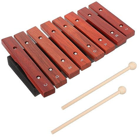 CIMAXIC Boy Girl's Xylophone Mallets Redwood Musical Instrument Notes for Boys and Girls and Toddlers