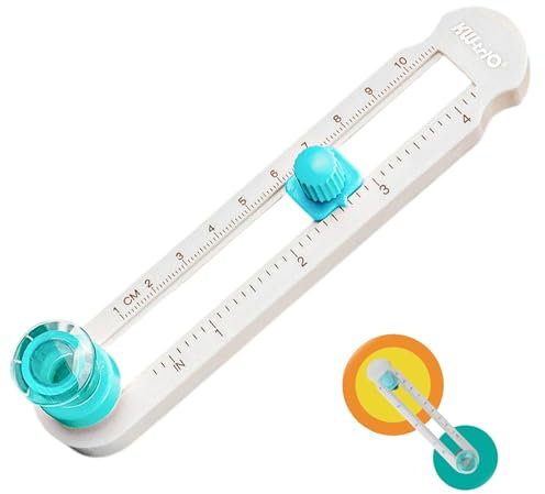 Kreisschneider Papier,Kreisschneider,Stanzer Rund,Circle Cutter,Kreisstanzer,2-20cm Durchmesser Verstellbare Kreis Papierschneider, Für Kunst Und Diy-Handwerk