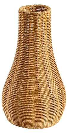 Vase d' de la Pampa – Vase de Sol pour de la Pampa | Décoration d'intérieur | Décoration de Chambre | Décoration et Accessoires de Cuisine | 25,5 cm – Style bohème Artistique tissé pour