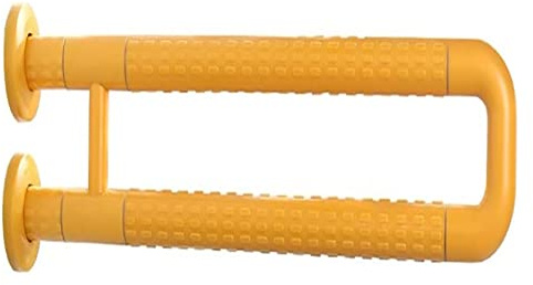 Haltegriff Sicherheitsstützgriff Edelstahl Anti-Rutsch-Griff Pflege Toilettenstuhl Armlehne klappbar mit verdeckten Schrauben