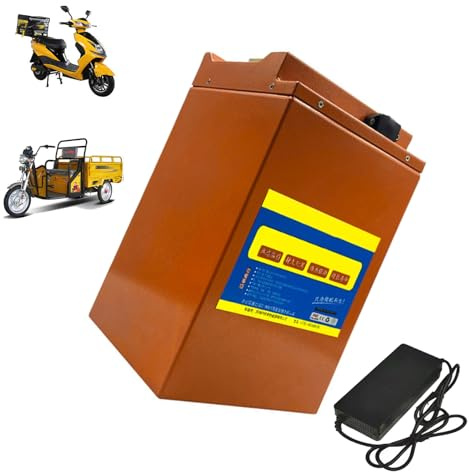 HJGHY 72v,50Ah, Batería de Iones de Litio para Motocicleta de 60 voltios, 48 ​​V, 60 V, 72 V, 40 Ah, 50 Ah, 60 Ah, 70 Ah, 80 Ah, para Motores de 0 a 6000 W, con Cargador.