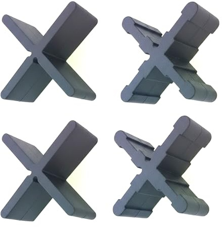 100 Stk. Fugenkreuze für Terrassenplatten 3 mm - 4 mm - 5 mm oder 6 mm Fugenbreite, Höhe 10 mm oder 20 mm, Fugenkreuz mit Boden auch als T-Stück (3mm X 10mm)