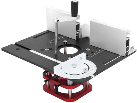 Drfeify Base di Sollevamento per Fresatrice, Base per di Sollevamento Tavolo per Fresatrice in Lega di Alluminio con Massimo di 51 Mm per Motori da 64 Mm a 66, Installazione Semplice per la