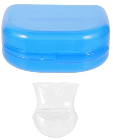 LALADEFIEE Mini Dispositivo Antirussamento Copri Lingua in Silicone per Smettere di Russare Notturno Uomo e Donna Sollievo Immediato dal Russare Design Portatile e Confortevole