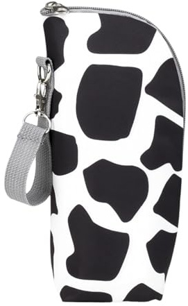 Ysyqkn Sac Isotherme Bouteille Refroidisseur Sac Réfrigérant Lait Maternel Portable Imperméable à Bande de Transport pour Mamans Convient à L'Allaite, Motif de Pierre