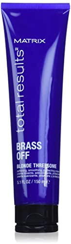 Matrix Total Results Brass Off Blonde Threesome Leave-In Creme, 1er Pack (1 x 150 ml) Orange