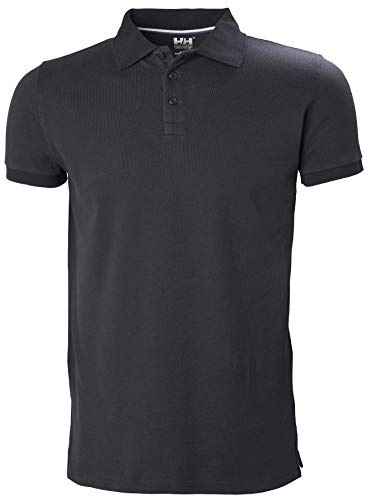 Helly Hansen Hombres Polo de tripulación, Azul Marino, L