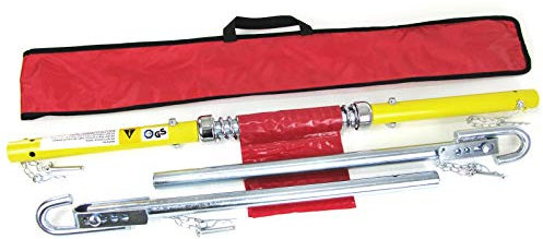 PKW KFZ Auto Sicherheits Abschleppstange mit Dämpfer und Tasche 2T 1.8m gelb