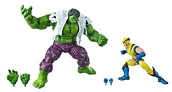 Marvel Legends 80th Anniversary Wolverine and Hulk 6-Inch Action Figures - Exclusive