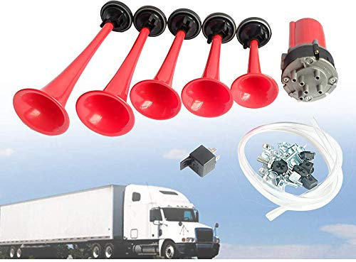 12V Air Horn with Compressor Trumpet Dixie Musical Horn of Hazzard - Dukes of Hazzard