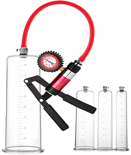 Pennispumpen Xxl Für Männer Übergroß Manuelle Penis Größer Werden Wachstum Pumpe Vakuumpumpe Sexspielzeug Mit Ersatzteile, 9 Zoll Hülse Für Cock Extender Erektion Penisvergrößerung,Pumpen,23/7.8cm