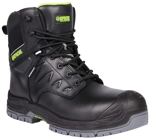 Apache Chilliwack Black Waterproof Safety Boot with Side Zip
