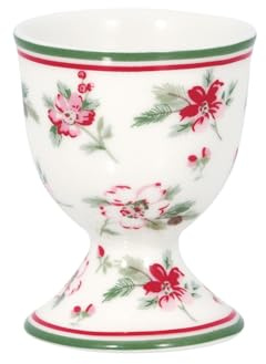 GreenGate Eierbecher Egg Cup Astrid White Porzellan Landhaus