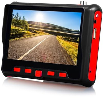 IP-Kameratester CCTV-Tester, Tragbarer 4-in-1-Kameratester, 8 MP, AHD/TVI/CVI/CVBS, Analoger Tester, 4,3-Zoll-LCD-Monitor, Analoger Videotest Sicherheits-CCTV-Tester-Monitor
