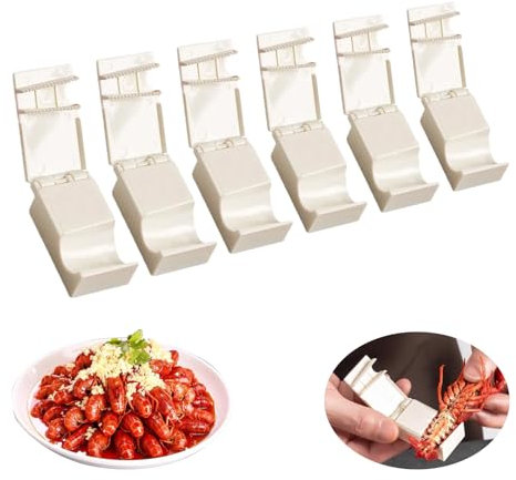 WREAGD Crawfish Peeler, 6PCS 2024 New Crayfish Shelling Device Shrimp Peeler, Kitchen Gadgets Peeler, Practical Crawfish Shucker Tool for Families and Restaurants
