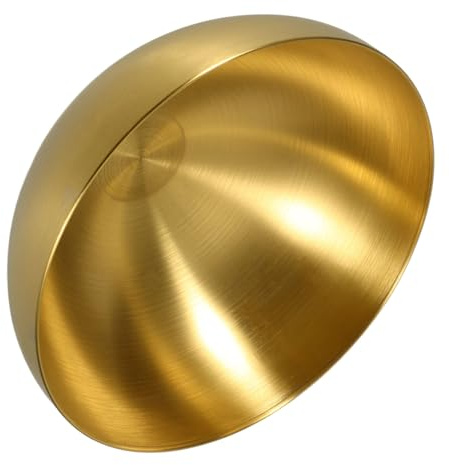 Ciieeo Insalatiera Grande in Acciaio Inossidabile 25 Cm, Ciotola in Metallo Per Mescolare e Conservare Frutta e Verdura, Vaso Rotondo Leggero e Impilabile Per Uso Cucina Interno Ed Esterno