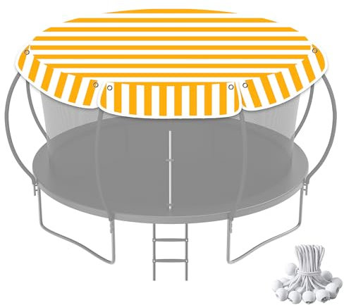 HMOCK Trampolin-Zelt, rund, 4,3 m, geeignet für Jumpzylla und andere Marken, UV-Schutz