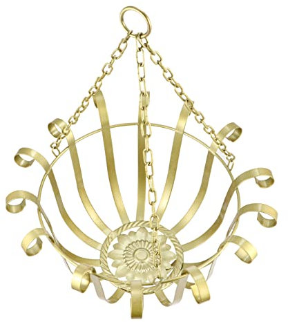 BCOATH Supporto Per Piante Ferro Da Muro Porta Fiori Appeso Per Esterno e Decorazione Per Balconi e Design Unico e Resistente Vaso Sospeso Stile Vintage
