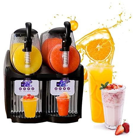 Máquina profesional de granizados congelados, máquina comercial de granizados con dispensador de bebidas heladas para cafeterías, restaurantes y bares de aperitivos