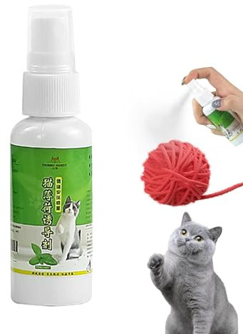 Spray naturel à l' à chat, 50 ml d' à chat, utilisé pour le jeu de chat, le dressage des chats, et les nouveaux jouets à à chat, arbre à chat et lit pour chat, accessoires pour chat